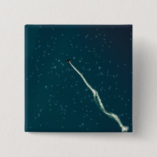 Doel naar sterren vierkante button 5,1 cm (Voorkant)