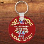 Doel: Nooit populair zijn Sleutelhanger (Voorkant)