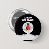 Doel van de sterren ronde button 5,7 cm (Voorkant /achterkant)