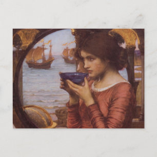 Doel van een magische positie briefkaart