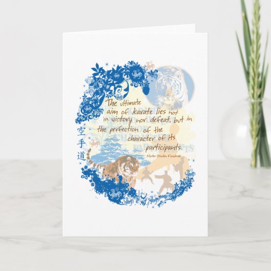 Doel van Karate Kaart (Voorkant)