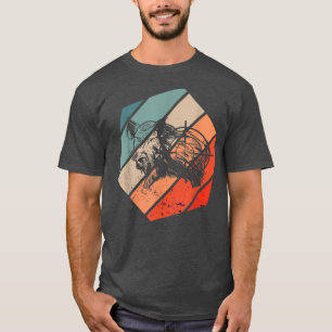 Doel Wild Zwijn Retro Vintage Wild Zwijn Jagen W T-shirt