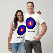 DoelBullseye aanpasbaar T-shirt met twee zijden (Unisex)