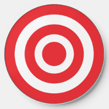Doelbullseye rood wit