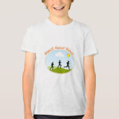 "DOELEN DOELEN" – Handgeschreven stijl T-shirt De (Voorkant)