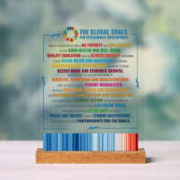 Doelen Executive Desk Sign- ESG Kantoor Motivator