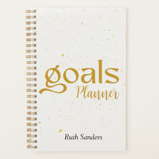 Doelen Goud Monogrammed Elegant Planner