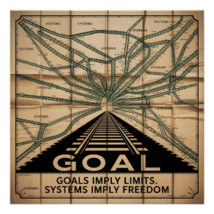 Doelen impliceren beperkingen. Systemen impliceren Perfect Poster