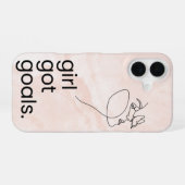 Doelen in Glam iPhone Case iPhone 16 Hoesje (Achterkant horizontaal)