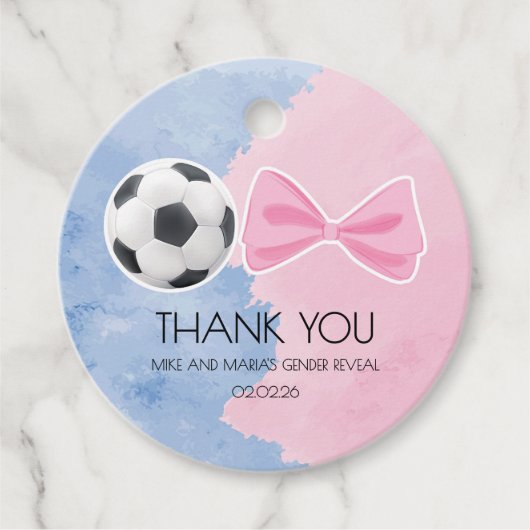 Doelen of bogen gender openbaren dank je label (Voorkant)