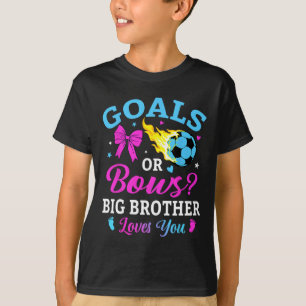 Doelen Of Bogen Oudere Broer Houdt Van Jou Voetbal T-shirt