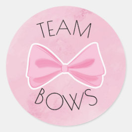 Doelen of bogen team bogen ronde sticker