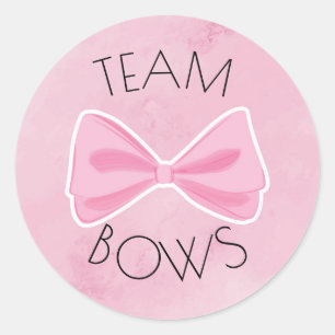 Doelen of bogen team bogen ronde sticker