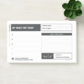 Doelen voor de dag post-it® notes (Kantoor)