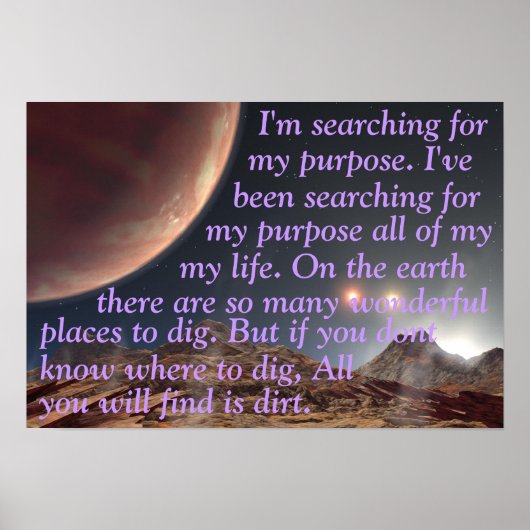 Doelgerichte prijsopgave over drievoudige zonsonde poster (Voorkant)