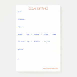 Doelinstellingen Post-it® Notes