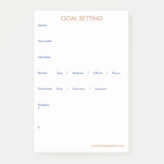 Doelinstellingen Post-it® Notes