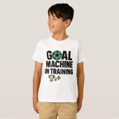 Doelmachine in opleiding t-shirt (Voorkant volledig)