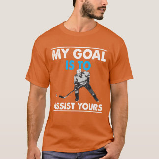 Doelman IJshockey Sport Levensstijl Hockey Speler T-shirt