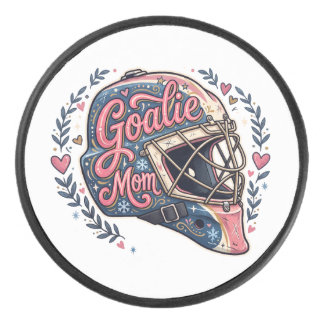 Doelman Moeder IJshockey Helm Masker Hart Retro Ku Hockey Puck
