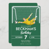 Doelman voetbal kaart (Voorkant / Achterkant)