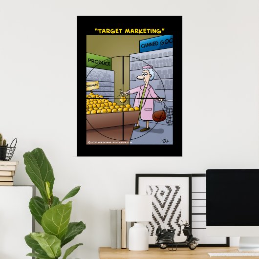 "Doelmarketing" Poster (Thuiskantoor)