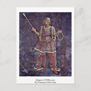 Doelmatigheid van Francesco Del Cossa Briefkaart