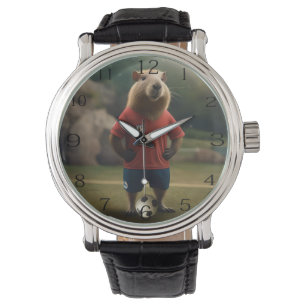Doelpuntenmaker Capybara: de ultieme voetbalster! Horloge