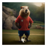 Doelpuntenmaker Capybara: de ultieme voetbalster!