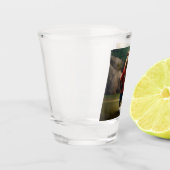 Doelpuntenmaker Capybara: de ultieme voetbalster! Shot Glas (Links)