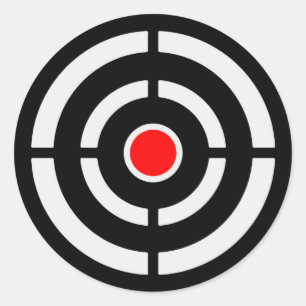 Doelstelling 2 ronde sticker