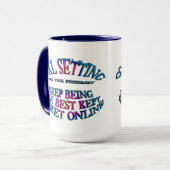 Doelstelling: Best Kept Secret Online Mok (Voorkant links)