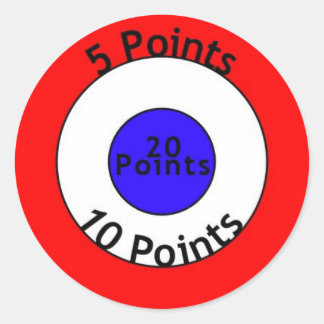 Doelstelling Ronde Sticker