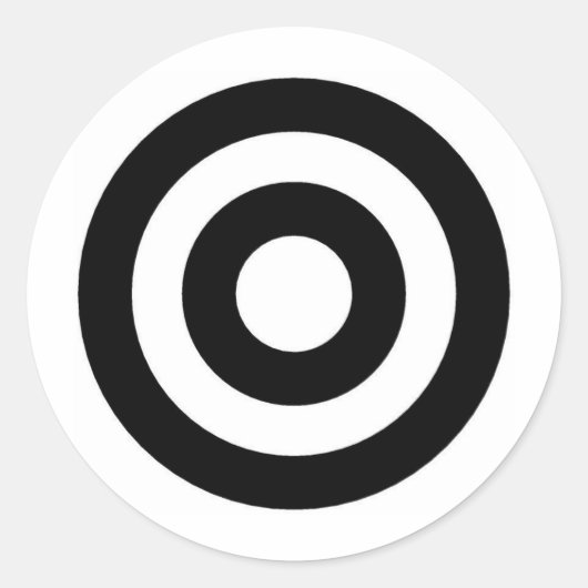 Doelstelling Ronde Sticker (Voorkant)