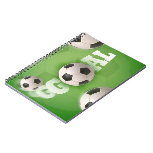 Doelstelling van het Football van voetbal - Laptop Notitieboek