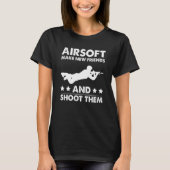 Doelstelling van het Pistool Airsoft Shooting Enth T-shirt (Voorkant)