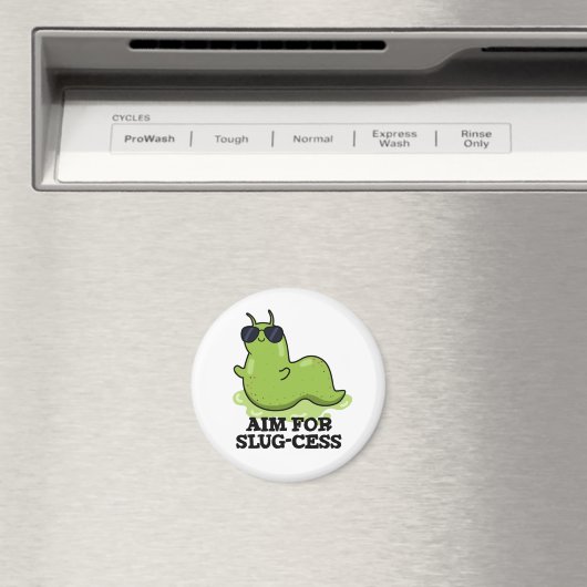Doelstelling van het Slug-cess Funny Positive Slug Magneet (Insitu (Vaatwasser))