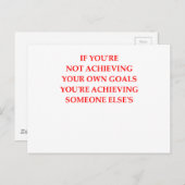 DOELSTELLINGEN BRIEFKAART (Voorkant / Achterkant)