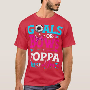 Doelstellingen of bogen Funny Poppa houdt van je s T-shirt