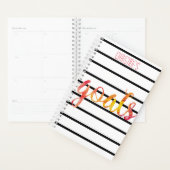 Doelstellingen Trendy Personalized Waterverf Typog Planner (Display)
