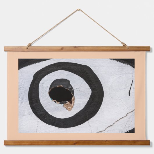 doeltranen omhoog hangend wandkleed (Voorkant)