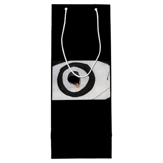 doeltranen omhoog wijn cadeautas (Achterkant)