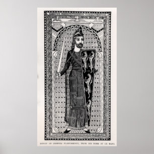 Doeltreffendheid van Geoffrey Plantagenet Poster