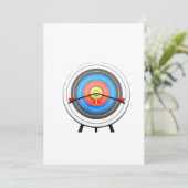 Doeluitvindingen boogschieten kaart (Staand voorkant)