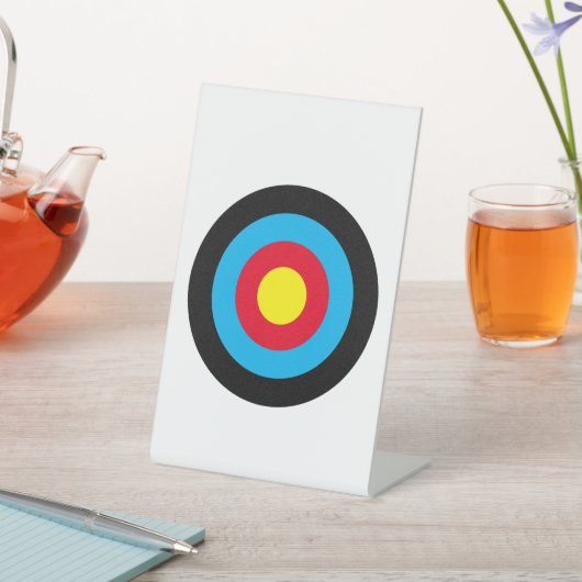 Doelwit NERF-Pistool Reclamebord Met Voetstuk (Insitu)