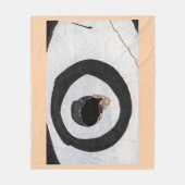 doelwit scheurt op vlaandeken fleece deken (Voorkant)