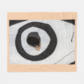 doelwit scheurt op vlaandeken fleece deken (Voorkant (Horizontaal))