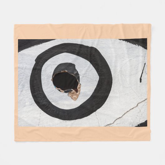 doelwit scheurt op vlaandeken fleece deken (Voorkant (Horizontaal))