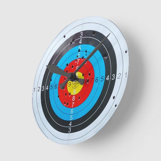 Doelwit voor boogschieten, Sierkussen met twee zij Ronde Klok (Hoek)