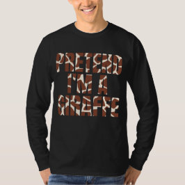 Doen alsof ik een Giraffe ben Grappig Halloween T-shirt
